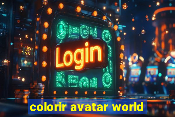 colorir avatar world